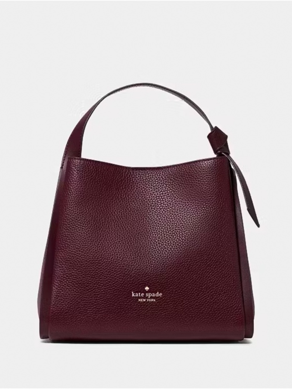 Kate Spade New York Knott Convertible Carryall Bag, Grenache Red NWT